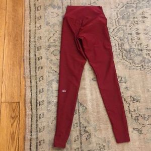 Also Yoga red leggings, XS